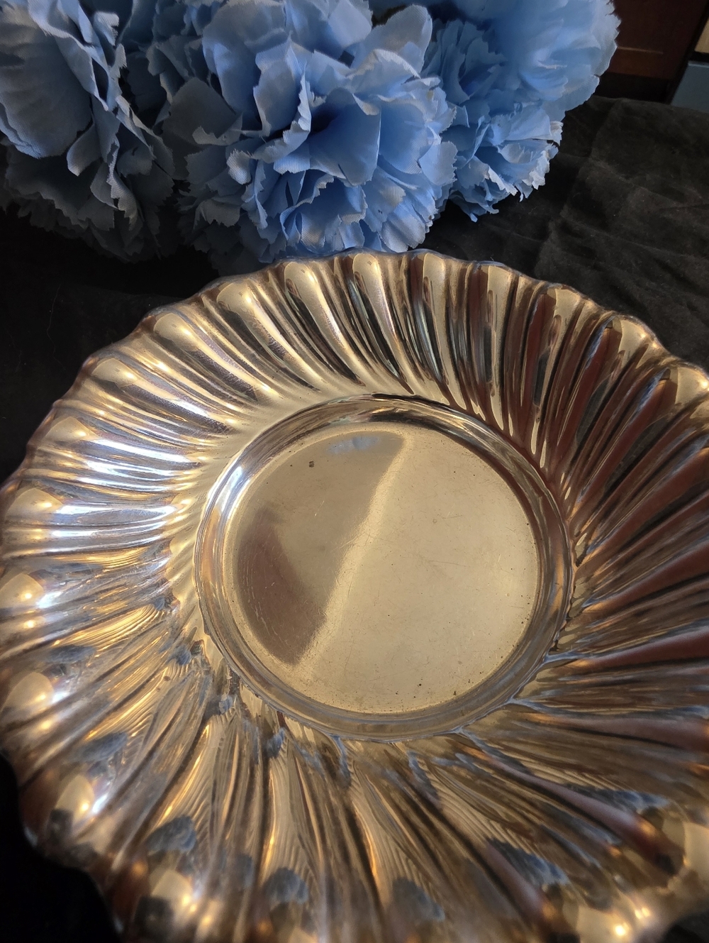 Vintage F.B. Rogers Sterling Silver Nut Dish 5 1/2" #137
